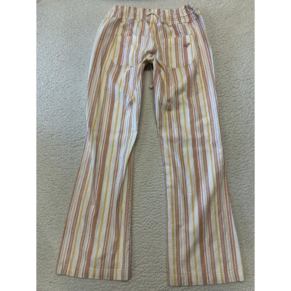 Roxy Womens Oceanside Yarn Dye Pants Medium - Picture 9 of 11
